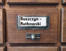 RUSZCZYN-RUTKOWSKI J. Katalog alfabetyczny