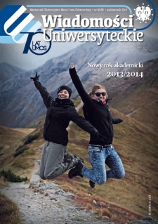 Wiadomości Uniwersyteckie R. 23, Nr 8 (paźdz. 2013)