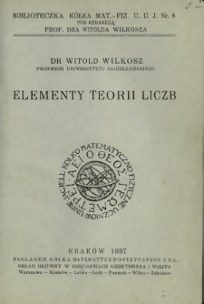 Elementy teorii liczb