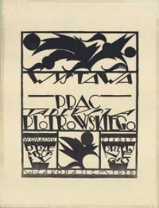 Wystawa prac Tadeusza Piotrowskiego w gmachu Szkoły Przemysłu Drzewnego w Zakopanem