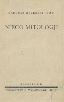 Nieco mitologji