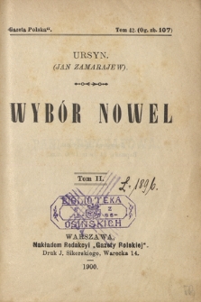 Wyb&oacute;r nowel. T. 2