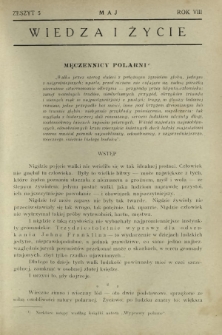 Wiedza i Życie R. 8, z. 5 (maj 1933)