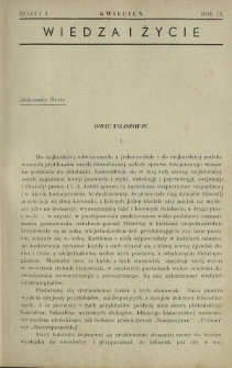 Wiedza i Życie R. 9, z. 4 (kwiecień 1934)