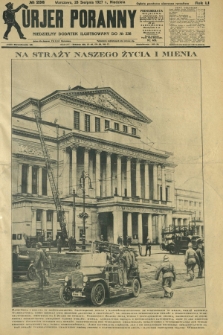 Kurjer Poranny : niedzielny dodatek ilustrowany do R. 51, No 238 (28 sierpnia 1927)